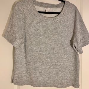 Fossil gray pullover sweatshirt